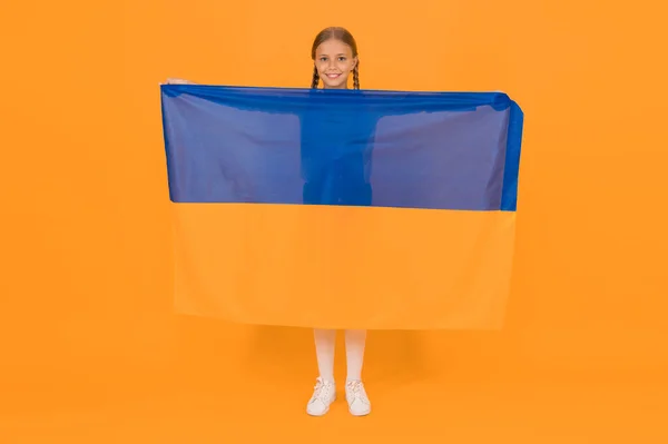 Ich Bin Ukrainer Und Stolz Darauf Patriotische Erziehung Glücklicher Unabhängigkeitstag — Stockfoto
