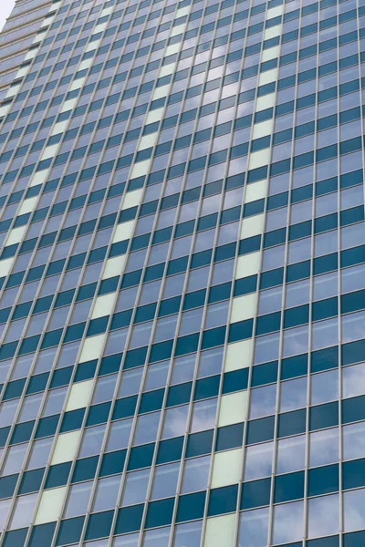 Modernos Edificios Rascacielos Vidriosos Fondo Centro Negocios Ciudad Moderna —  Fotos de Stock