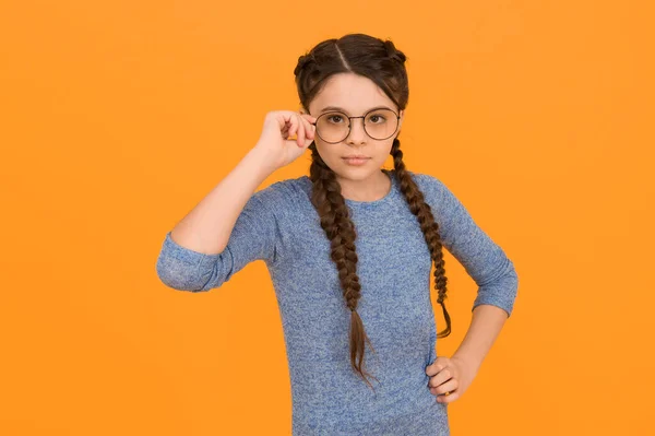 Elegir Gafas Moda Perfectas Para Estilo Los Niños Pequeños Usan — Foto de Stock