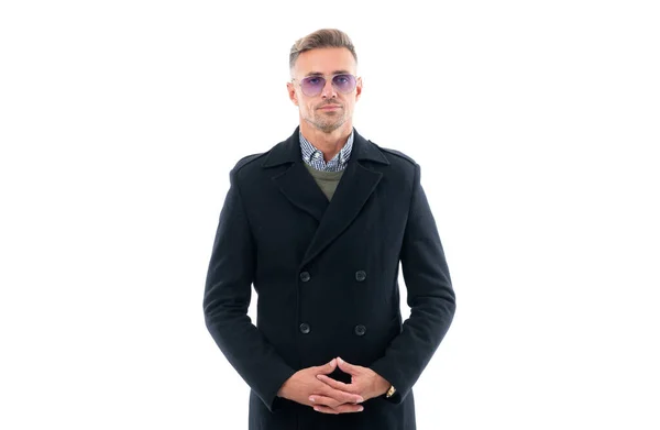 Studio Shot Mature Man Wear Menswear Good Looking Mature Man — Stock Photo, Image