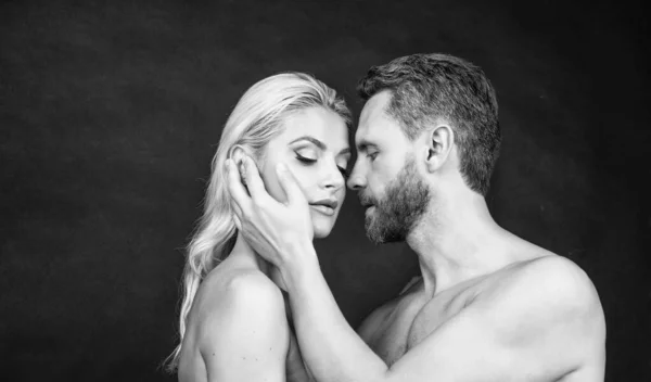 Für Immer Dein Zärtliche Liebende Küssen Kopierraum Sexy Verliebtes Paar — Stockfoto