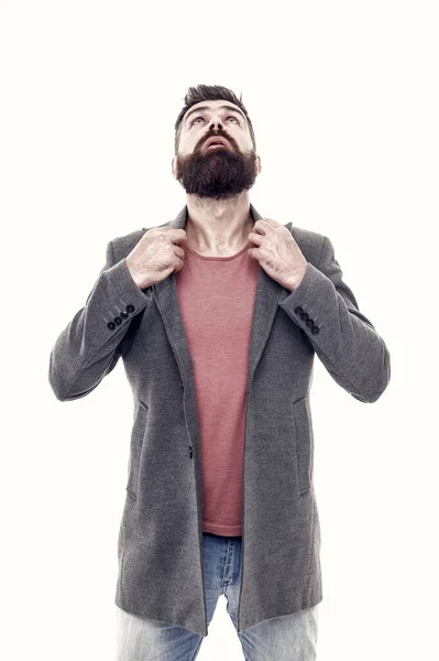 Consultazione Dello Stilista Vestito Moderno Elegante Abbigliamento Casual Concetto Uomo — Foto Stock