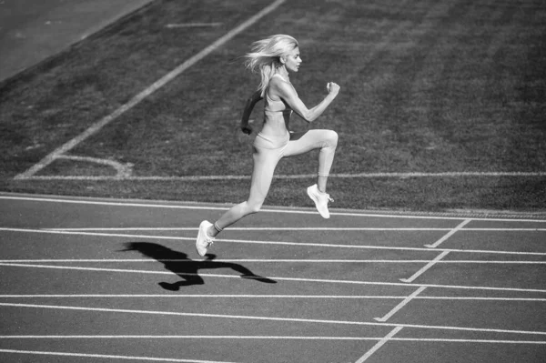 Nunca Desista Maratona Energético Desportivo Mulher Fitness Sexy Sportswear Atlético — Fotografia de Stock