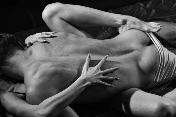 Seksuele Gezondheid Libido Verlangen Erotische Spelletjes Naakt Verliefd Stel Heeft — Stockfoto
