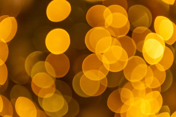Bright Abstract Blurred Backdrop Bokeh Backdropwith People Blurred Gold Color — Stock Photo, Image