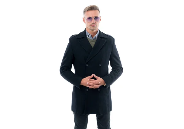Good Looking Ambitious Mature Man Menswear Mature Man Menswear Isolated — Stock Photo, Image