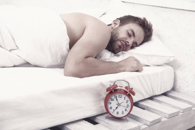 Sakin ol ve uyu. Seksi çocuk yatakta uyur. Uyku vakti. Şekerleme ve şekerleme zamanı. Uyku vakti. Sabah erkenden. Akşam veya gece geç saatlerde. Dinlen ve rahatla. Rüyalar yükleniyor.