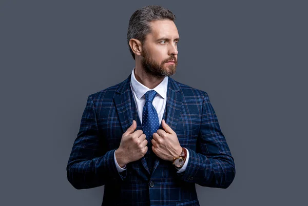 Foto Von Gut Aussehenden Geschäftsmann Tragen Formalwear Geschäftsmann Formalwear Anzug — Stockfoto