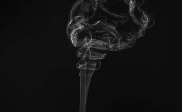 Chuchvalec Kouře Abstraktní Kaštanové Pozadí Červený Kouř Točil Ohnivá Pára — Stock fotografie
