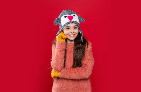 Moda Inverno Para Menina Adolescente Feliz Modelo Moda Menina Adolescente — Fotografia de Stock