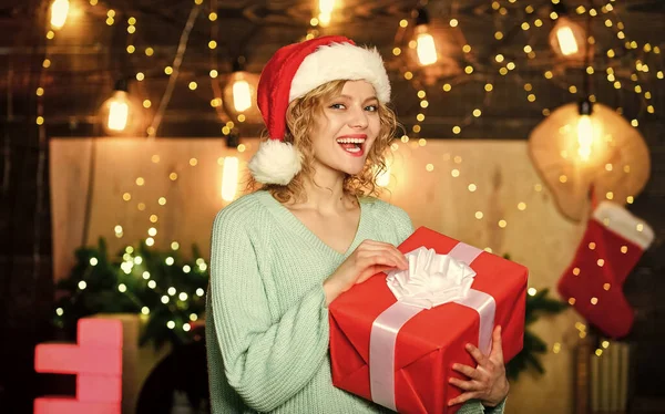 Caridade Bondade Natal Longe Mais Esperado Para Férias Ano Menina — Fotografia de Stock