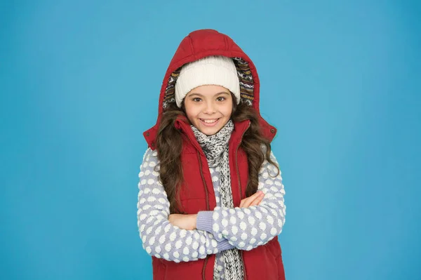 Kall Väderprognos Barnmode Och Shopping Det Jul Redo För Nyårssemester — Stockfoto