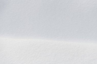 Kar zemini. Beyaz kar. Kristal kar tanesi dokusu. Kış. Soyut kar beyazlığı, boşluğu kopyala.