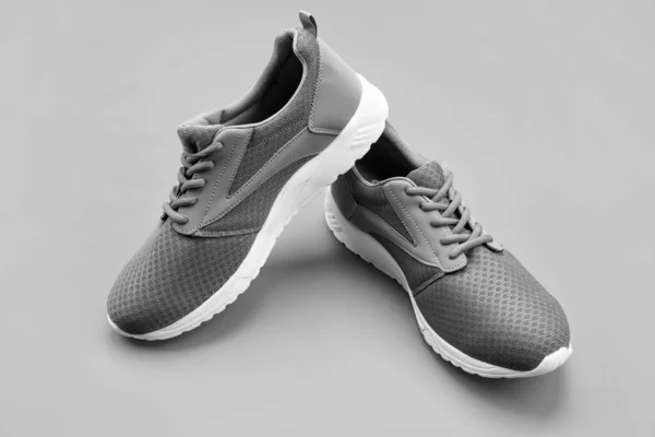 Tienda Zapatos Concepto Compra Calzado Para Entrenamiento Calzado Deportivo Para —  Fotos de Stock
