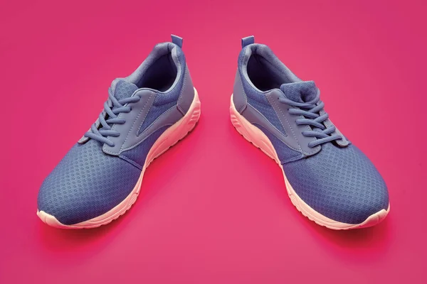 Loja Sapatos Conceito Compras Calçado Para Treinamento Calçado Atlético Para — Fotografia de Stock