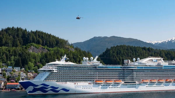 Ketchikan Alaska Usa Mai 2019 Kreuzfahrt Fährfahrt Beginnt Hafen — Stockfoto