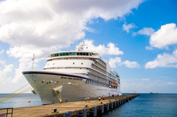 George Grenada Novembre 2015 Sette Navigatori Marittimi Nave Crociera Transatlantico — Foto Stock