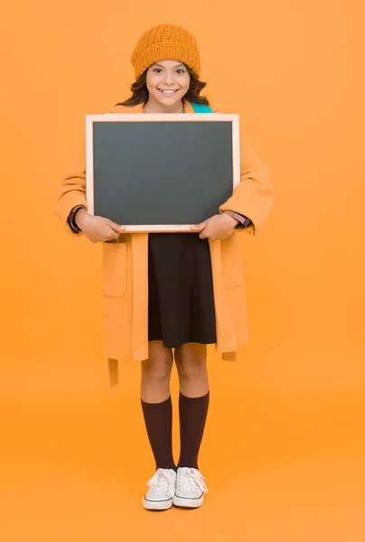 Eine Große Chance Modernes Schulmädchen Mit Kreide Schulmädchen Süße Schülerin — Stockfoto