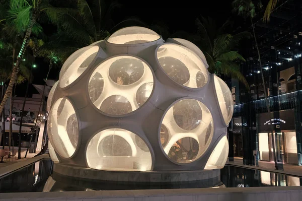 Miami Estados Unidos Marzo 2021 Fullers Flys Eye Dome Ilumina — Foto de Stock
