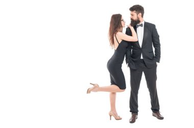 Tutkulu bir aşk. Nişan ve teklif. Sevgililer Günü. Saf zarafet. Özel bir kutlama. Birbirine aşık çiftler. Kadın ve erkek için aşk randevusu. Resmi bir çift smokinli adam ve seksi kız..