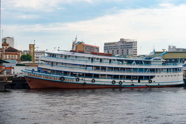 Manaus Brazília December 2015 Sagrado Coracao Jesus Cruise Ship — Stock Fotó