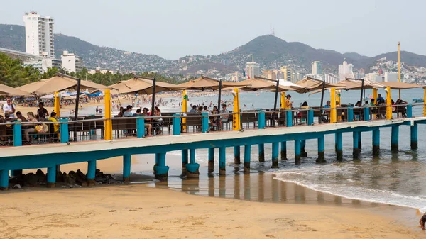 Acapulco México Maio 2019 Passeio Marítimo Praia Beira Mar — Fotografia de Stock