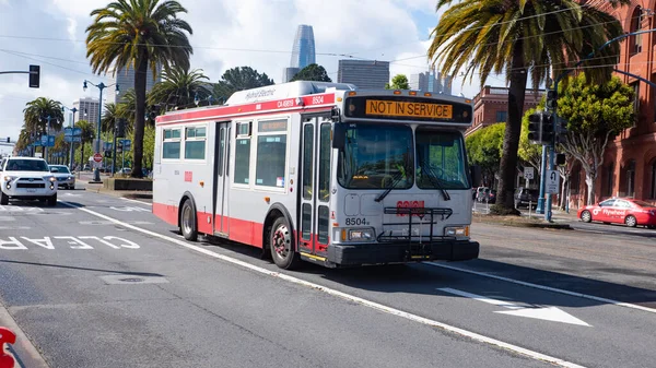 San Francisco Usa May 2019 Muni Λεωφορείο Δημοτική Γραμμή Δημόσιων — Φωτογραφία Αρχείου