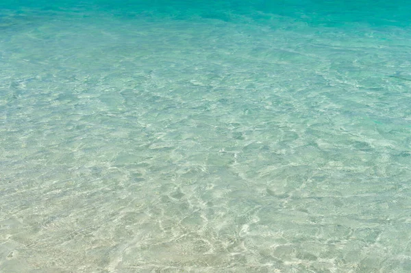 Foto Des Sommers Meerwasser Hintergrund Türkisfarbene Farbe Sommer Meerwasser Hintergrund — Stockfoto