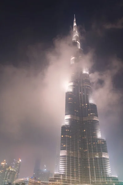 Dubai Verenigde Arabische Emiraten December 2017 Burj Khalifa Wolkenkrabbertoren Dubai — Stockfoto