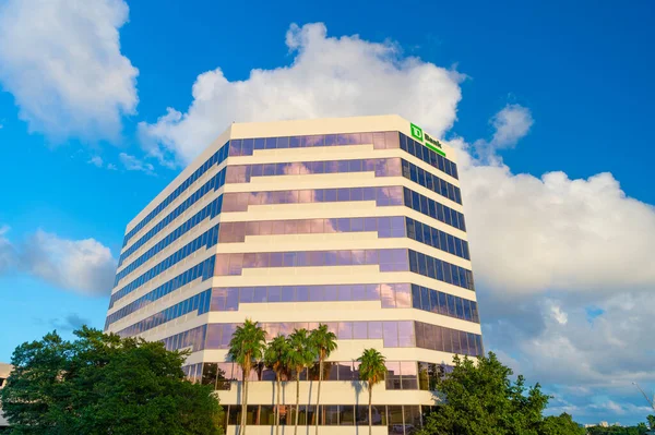 Miami Florida Usa November 2015 Fassade Und Außenbereich Der Bank — Stockfoto