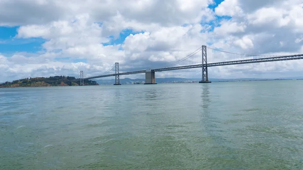 San Francisco Kalifornische Brücke Mit Waterfront Reiseziel Übersee — Stockfoto