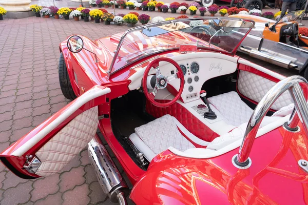 Киев Украина Ноября 2022 Года Кабриолет Shelby Cobra Кабриолетом Открытая — стоковое фото