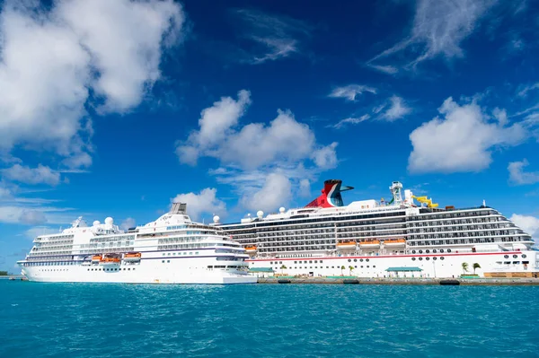 Nassau Bahamy Stycznia 2016 Wspaniały Statek Wycieczkowy Wakacje — Zdjęcie stockowe