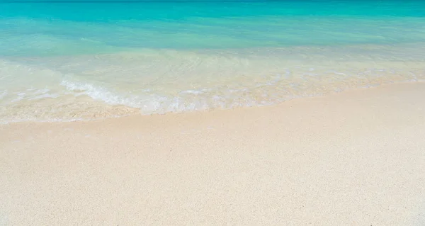 Strandblick Auf Das Meer Den Sommerferien Kopierraum Schöne Meereslandschaft Sommerurlaub — Stockfoto