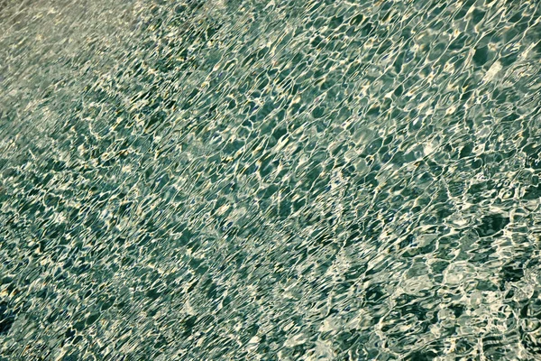 Голубой Цвет Фона Бассейна Водой Рябью Летом — стоковое фото