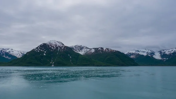 Fantastiskt Landskap Berg Alaska Foto Berg Alaska Berg Alaska Snöigt — Stockfoto