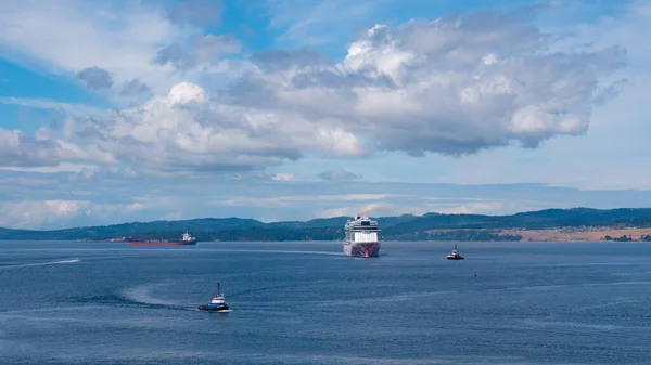 Victoria Kanada Czerwca 2019 Statek Wycieczkowy Oceanie — Zdjęcie stockowe