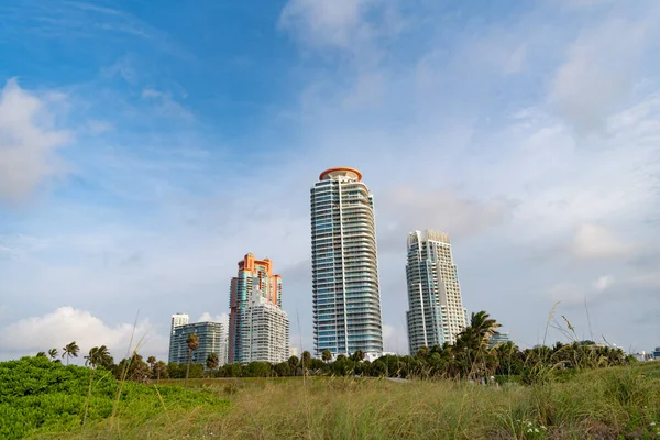 Zobacz Zdjęcie Wieżowca Architektury Budynku Architektura Budynku Wieżowca Miami Architektura — Zdjęcie stockowe