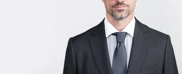Portrait Mature Lawyer Wearing Glasses Business Suit — Stockfoto