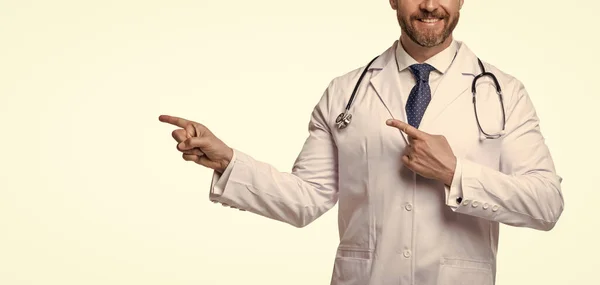 Cardiologist Medicine Stethoscope Cardiologist Medicine Cardiologist Man Cropped View — 스톡 사진