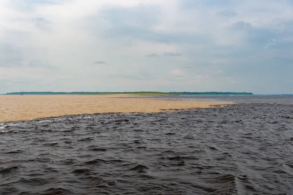 Φυσικό Υδάτινο Τοπίο Ταξιδιωτικός Προορισμός Manaus Φυσικό Υδάτινο Τοπίο Των — Φωτογραφία Αρχείου