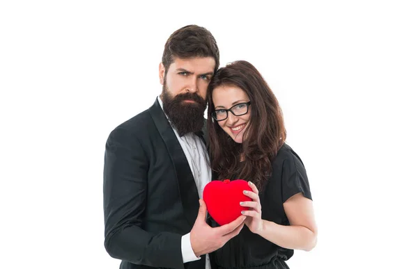 사랑의 커플의 행사입니다 로맨스 남녀간의 로맨틱 데이트 발렌타인 턱시도를 안경을 — 스톡 사진