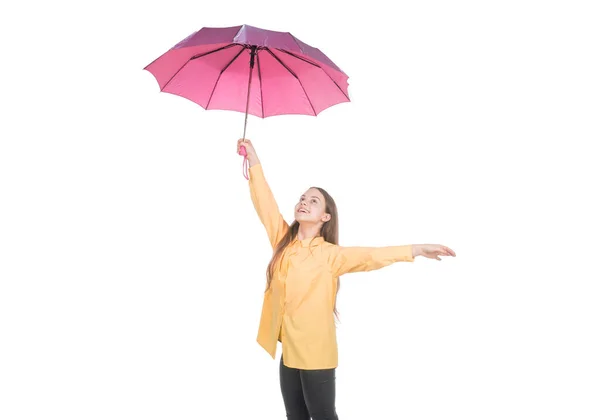 Höstsäsong Regnig Väderprognos Tillbaka Till Skolan Barndom Falla Mode Tillbehör — Stockfoto
