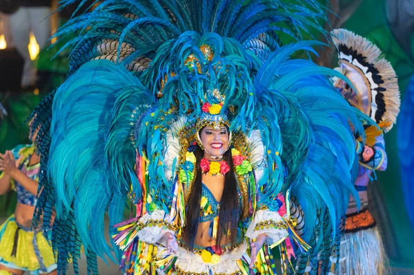 Паринтинс Бразилия Декабря 2015 Года Танец Самбы Бразильского Карнавала — стоковое фото