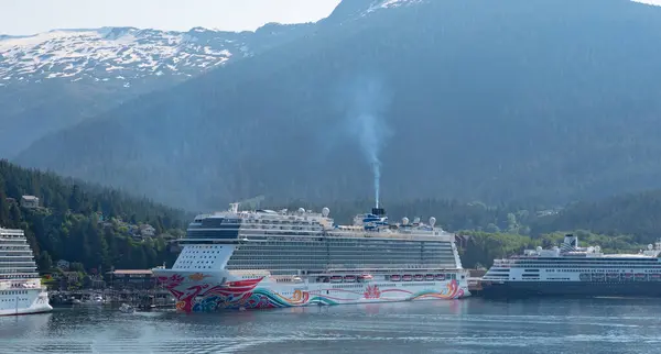 美国阿拉斯加州凯奇坎 2019年5月27日 挪威游轮 欢乐号 Norwegian Joy Norwegian Cruise Line Trip — 图库照片
