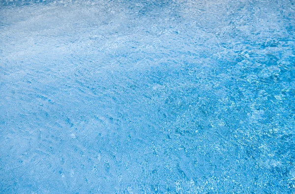 Blue Color Background Swimming Pool Water Ripples Bali — 图库照片