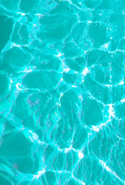 Turquoise Color Background Swimming Pool Water Ripples Caribbean — Stok fotoğraf