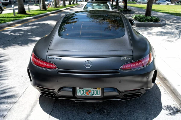 マイアミビーチ フロリダUsa 2021年4月15日 Matt Mercedes Benz Biturbo Back View — ストック写真