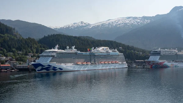 Ketchikan Alaska Usa Mai 2019 Kreuzfahrtschiff Royal Princess Seereise Mit — Stockfoto