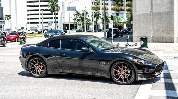 Miami Beach Florida Usa April 2021 Maserati Gran Turismo Side — Stockfoto